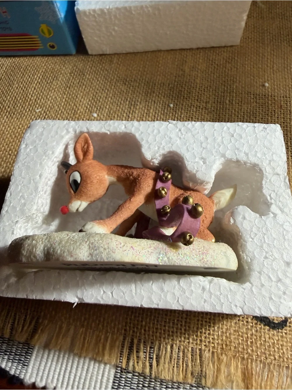 Enesco Brown Reindeer Figurine Rudolph island of misfit toys
